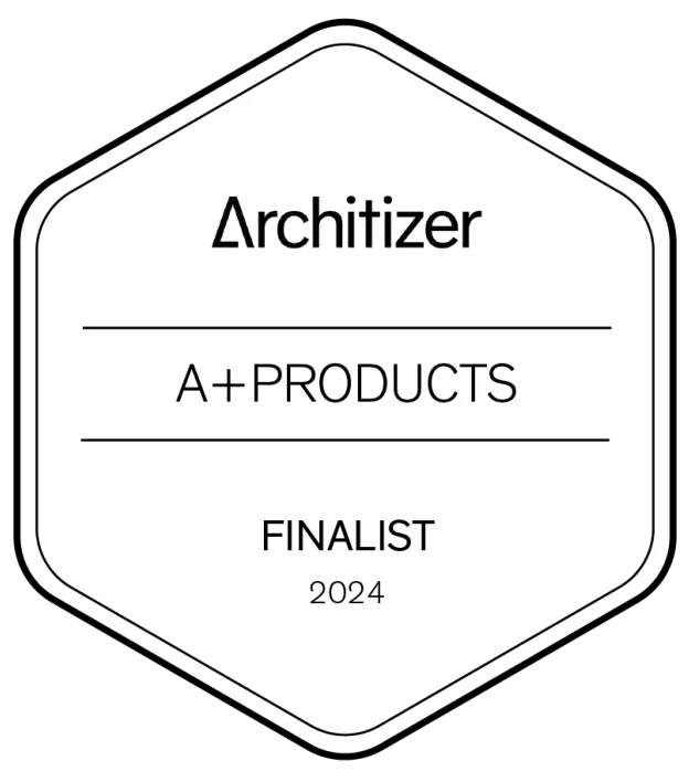 Architizer A+ Product Awards Finalist 2024 badge